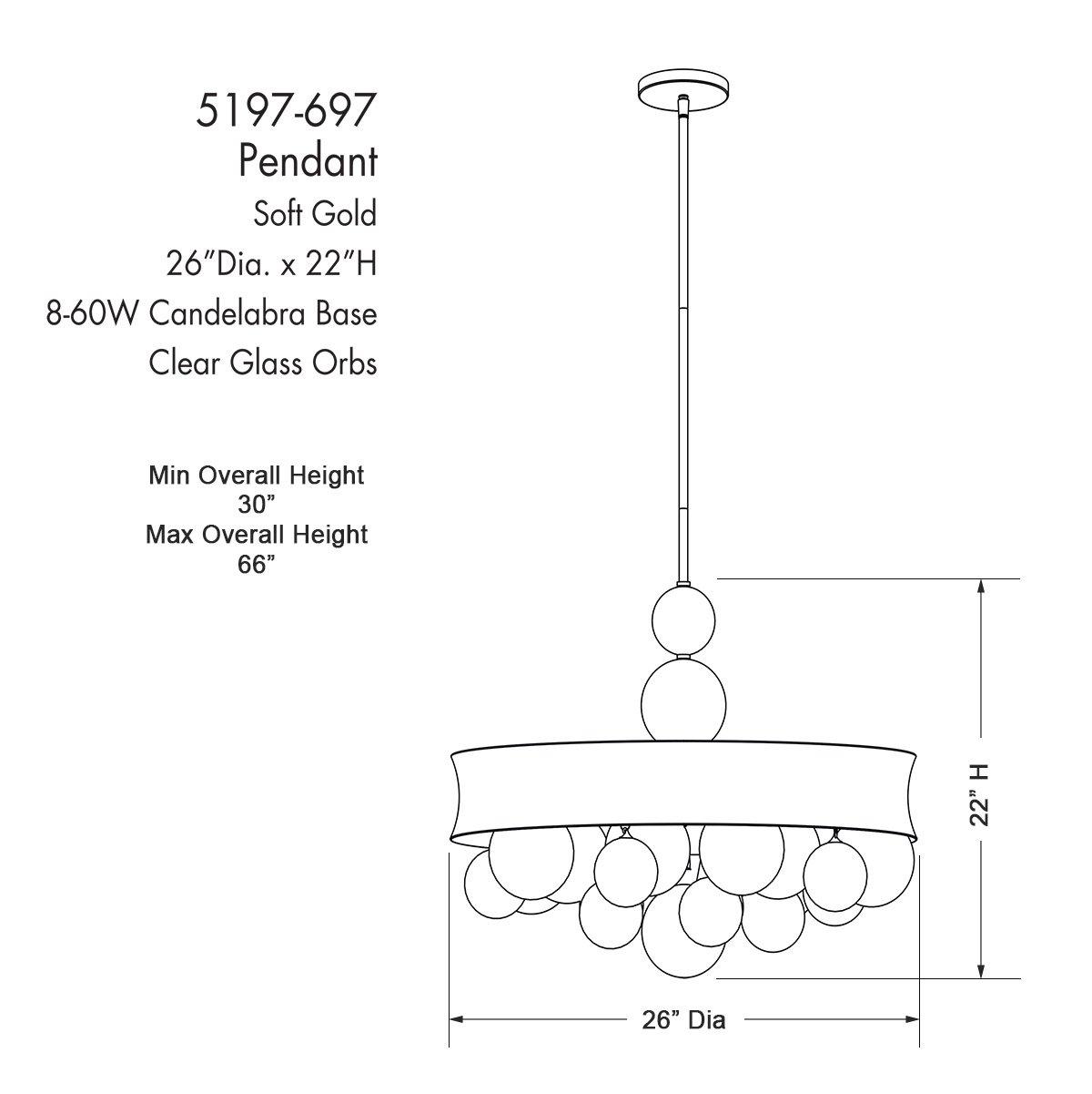 *CVR* SQ 27 8LGHT CNVRTBL PEND 