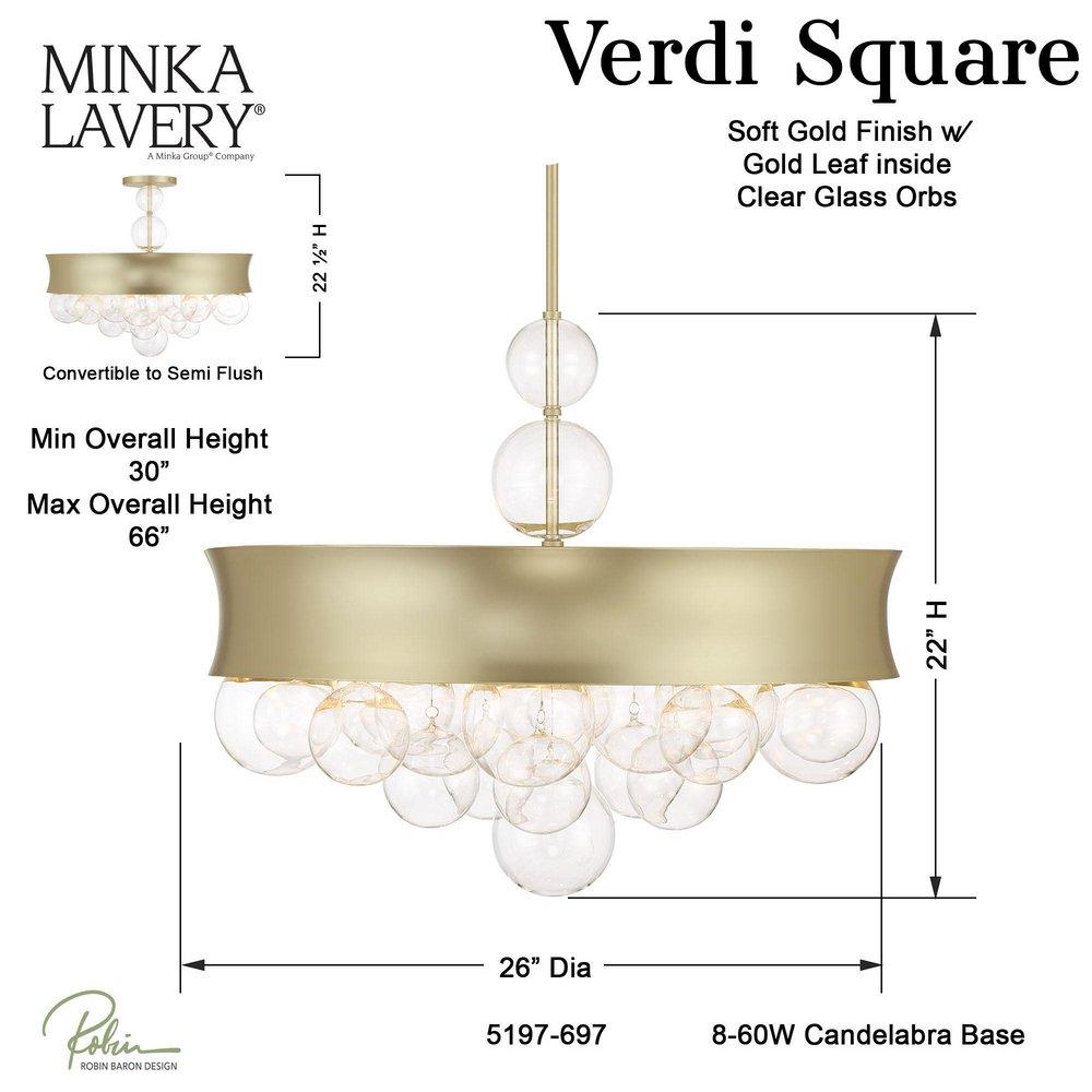 *CVR* SQ 27 8LGHT CNVRTBL PEND 