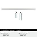 MONUMENT 12-5/8 INCH CENTER-TO-CENTER POLISHED CHROME CABINET PULL 