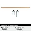 12-5/8 C-C BAR PULL CHAMPAGNE BRONZE *MONUMENT 