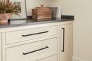 12-5/8 C-C BAR PULL MATTE BLACK *MONUMENT 