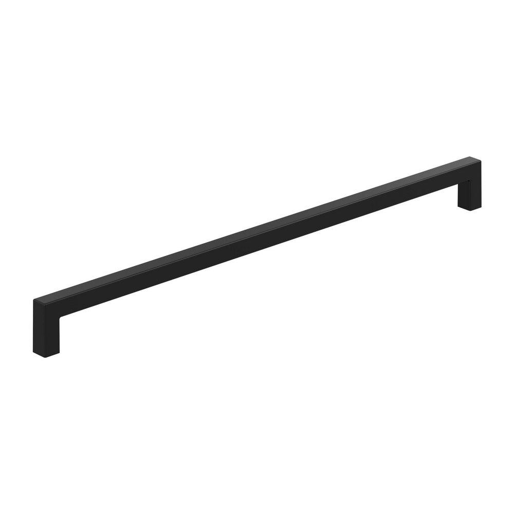 12-5/8 C-C BAR PULL MATTE BLACK *MONUMENT 