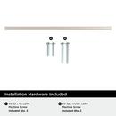 12-5/8 in. Center-to-Center Bar Pull in Satin Nickel 