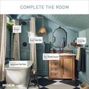 Moen Matte Black Single Handle Monoblock Bathroom Sink Faucet 