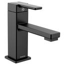 Single Handle Monoblock Bathroom Sink Faucet in Matte Black