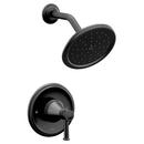 One Handle Single Function Shower Faucet in Matte Black (Trim Only)