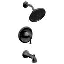 Moen Matte Black One Handle Single Function Bathtub & Shower Faucet (Trim Only) 