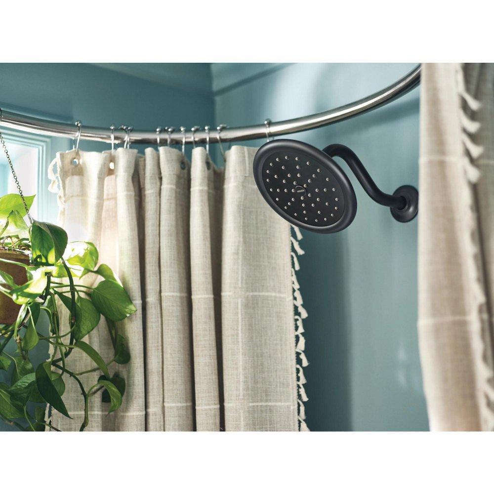 Moen Matte Black One Handle Single Function Bathtub & Shower Faucet (Trim Only) 