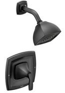 Moen Matte Black One Handle Single Function Shower Faucet (Trim Only) 