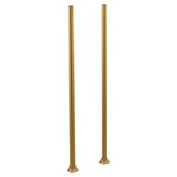Weymout&trade; Floor Mount Tub Filler Riser Leg in Brushed Gold