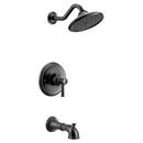 One Handle Single Function Bathtub & Shower Faucet in Matte Black (Trim Only)
