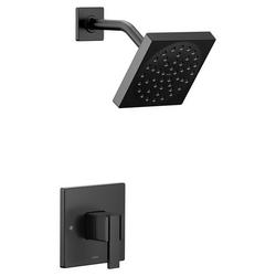 One Handle Single Function Shower Faucet in Matte Black (Trim Only)