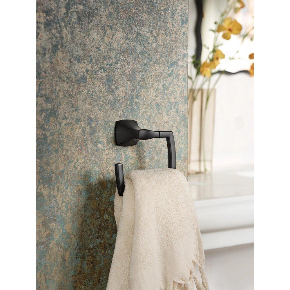 Towel Ring in Matte Black 
