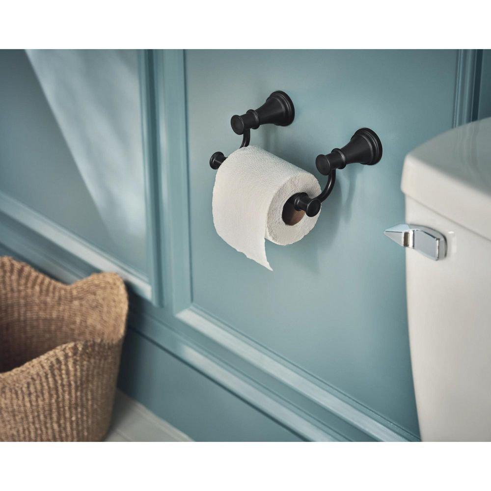 Toilet Tissue Holder in Matte Black 