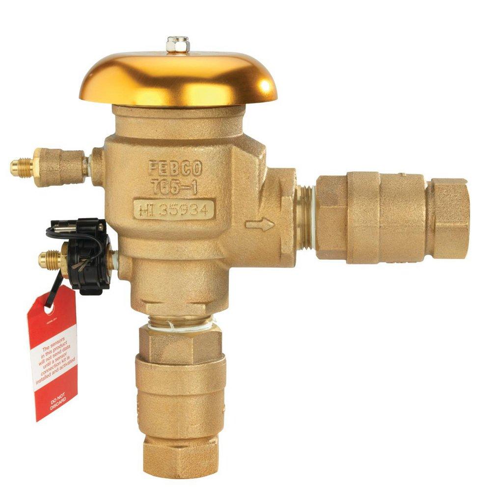 1 in. Bronze Vacuum, Breaker Backflow Preventer Quarter Turn with Freeze Sensor 