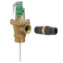 3/4 IN 140S-3 BRONZE AUTOMATIC RESEATING TEMPERATURE AND PRESSURE RELIEF VALVE 125 PSI 210 DEGREE F 3 IN COATED THERMOSTAT DISCHARGE LINE FLOOD SENSOR INCLUDED