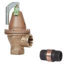 1 1/2 IN 174A BRONZE BOILER PRESSURE RELIEF VALVE 50 PSI DISCHARGE LINE FLOOD SENSOR INCLUDED 