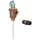 1 IN 40L-2 BRONZE AUTOMATIC RESEATING TEMPERATURE AND PRESSURE RELIEF VALVE 150 PSI 210 DEGREE F 2 IN COATED THERMOSTAT DISCHARGE LINE FLOOD SENSOR INCLUDED