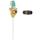 3/4 IN 40XL-5 BRONZE AUTOMATIC RESEATING TEMPERATURE AND PRESSURE RELIEF VALVE 150 PSI 210 DEGREE F 5 IN COATED THERMOSTAT DISCHARGE LINE FLOOD SENSOR INCLUDED