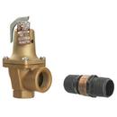 3/4 IN 740 IRON BOILER PRESSURE RELIEF VALVE 30 PSI EXPANDED OUTLETS DISCHARGE LINE FLOOD SENSOR INCLUDED