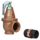 1 1/2 IN 740 IRON BOILER PRESSURE RELIEF VALVE 60 PSI EXPANDED OUTLETS DISCHARGE LINE FLOOD SENSOR INCLUDED 