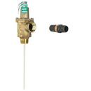 1 in lf40xl-4 lead free automatic reseating temperature and pressure relief valve 125 psi 210 f 4 in coated thermostat discharge line flood sensor included 