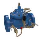 4 IN CLASS 150 FLANGE PRESSURE REDUCING VALVE FULL PORT CLASSIC TYPE ARMORTEK EPOXY COATING Y-STRAINER ISOLATION COCKS