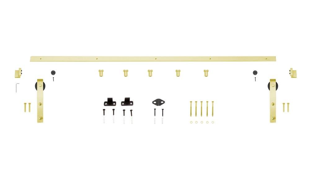 BARNDR HRDW 78IN BNT STRP CHBS 