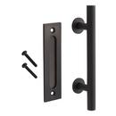 Barn Door Handle and Pull Set in Oil Rubbed Bronze 