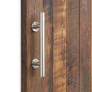 Barn Door Handle and Pull Set in Satin Nickel