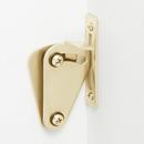 Barn Door Privacy Door Latch in Champagne Brass