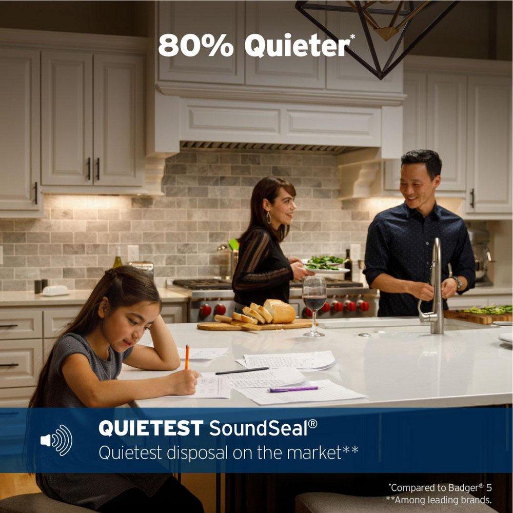 1 hp Continuous Feed Garbage Disposal 