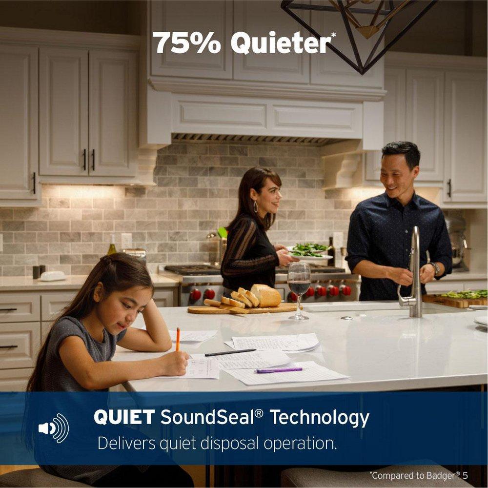 3/4 hp Continuous Feed Garbage Disposal 