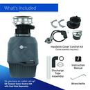 3/4 HP COVER CONTROL GARBAGE DISPOSER 