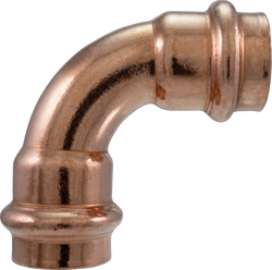 3/4 in. Copper Press Short Radius 90&deg; Elbow