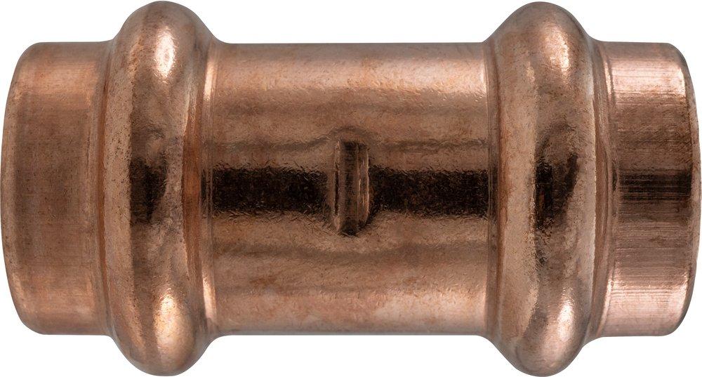 2 in. Copper Press PxP Coupling with Stop 