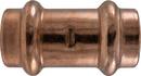 2 in. Copper Press PxP Coupling with Stop 
