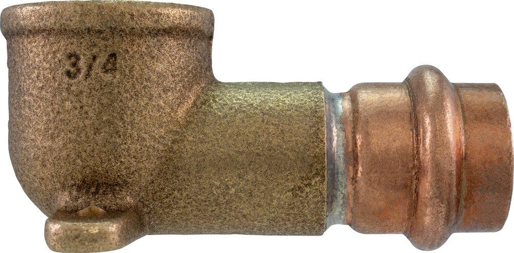 1/2 in. Press x Press 90° Drop Ear Elbow 