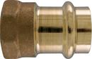 1/2 x 3/4 in. Brass Press x Female Thread Adapter 