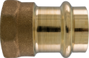 PROFLO&reg; Brass Press x Female Thread Adapter 