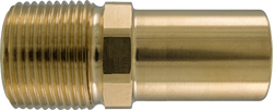 3/4 in. Male Sweat x MPT Brass Street Adapter