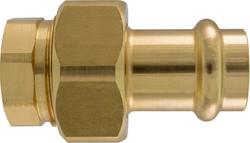 1/2 in. Copper Press x FPT Brass Union