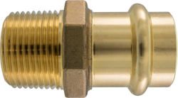 3/4 in. Copper Press x MPT Brass Adapter