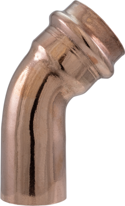 3/4 in. Copper Press 45&deg; Street Elbow