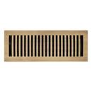 MODERN SOLID BRASS FLOOR/WALL REGISTER - ANTIQUE BRASS - 4 X 10 5-1/4 X 11-5/16 OVERALL 