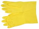 Size 10 Latex Disposable Glove in Yellow