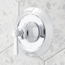 Pressure Balanced Shower System in Chrome with Shower Head, Hand Shower, Slide Bar, Shower Arm, Hose, and Valve Trim 