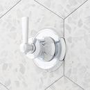 Pressure Balanced Shower System in Chrome with Shower Head, Hand Shower, Slide Bar, Shower Arm, Hose, and Valve Trim 