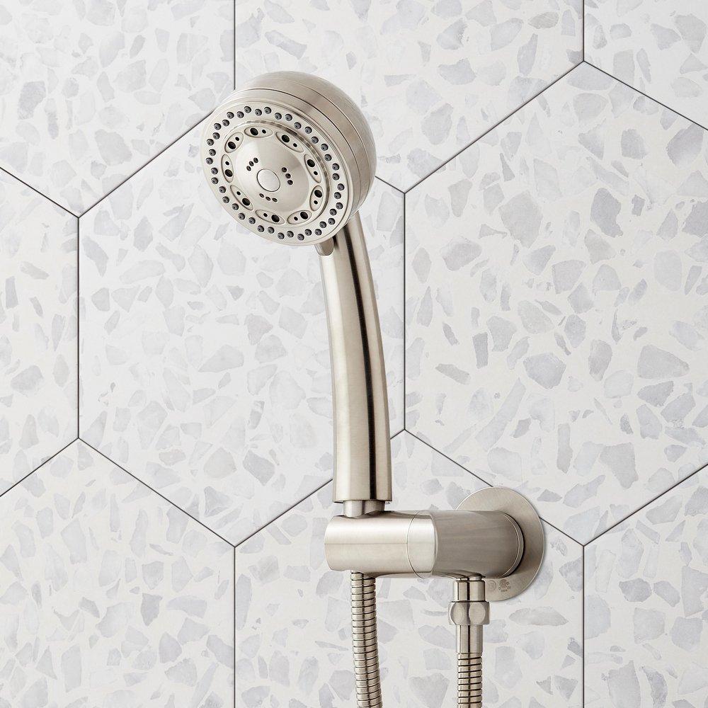 PENDLETON PRESSURE BALANCE SHOWER SYSTEM WITH HAND SHOWER - BRUSHED NICKEL 
