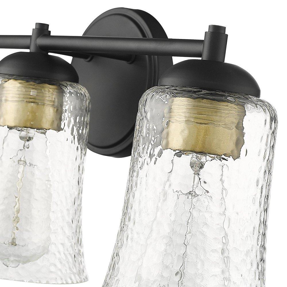 3-Light Vanity Fixture in Matte Black 